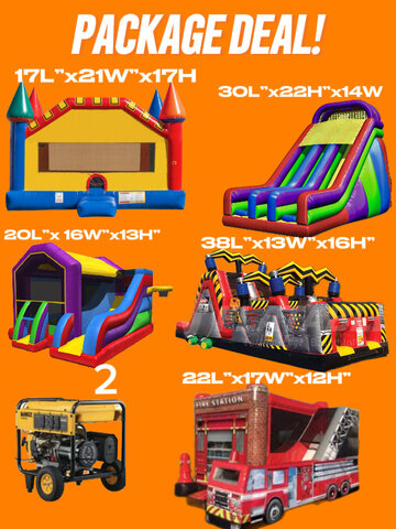  Package 8 FOR BIG EVENTS WITH UP TO 500 KIDS   