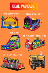 FOR BIG EVENTS WITH UP TO 500 KIDS 
this package Included.a $250 discount. 