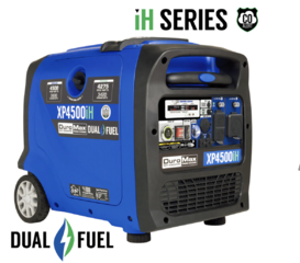 DuroMax XP4500iH 4,500 Watt Portable Dual Fuel Inverter Generator