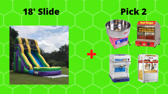 18' Slide (Dry) & 2 Concessions
