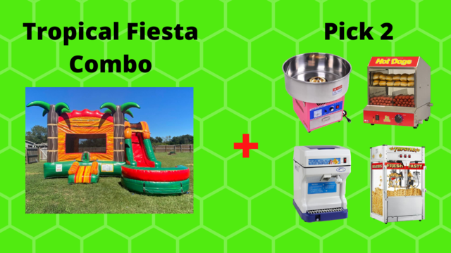 Tropical Fiesta Combo (wet) & 2 Concessions