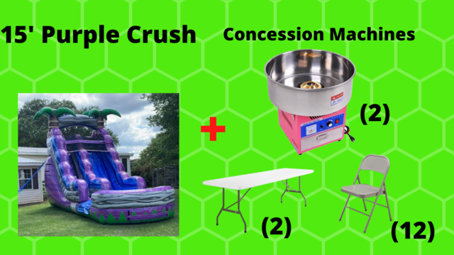 15' Purple Crush Party Package #1