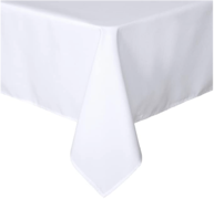 Rectangle Tablecloth - 6' Table (60"x120"), White