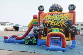 Monster Trucks 3D Double Slide Combo