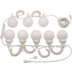 35ft Elegant Tent Globe Lights