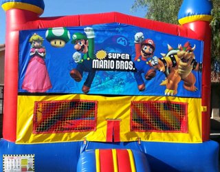 Super Mario Brothers Bounce House