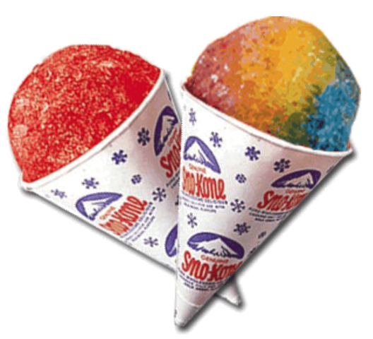 50 Extra Snow Cone Servings - comes with 50 cones and 2 syrups