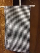 Gingham Check Tablecloth-Black & White
