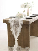 Eyelash Lace Table Runner/Overlay