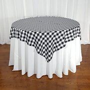 Black and White Checked Overlay, 70' x 70'