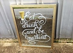 Eat, Drink & Be Married Mirror