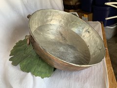 Large Copper Container w Handles