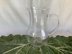 Auburn Embossed Clear Glass Pitcher