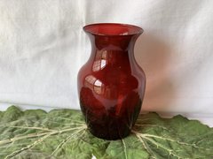 Red Ginger Jar Vase