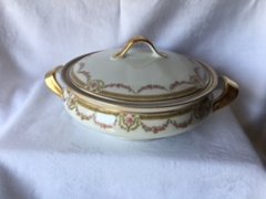 Vintage French Limoges Covered Dish, Theodore Haviland