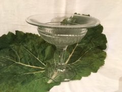 Clear Glass Pedestal Compote