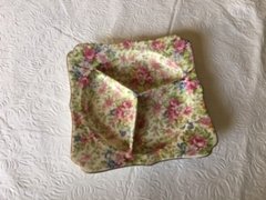 Vintage Chintz Divided Plate