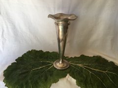 Silver Trumpet Vase, medium