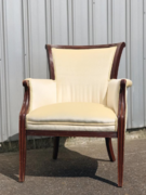 Yellow Velvet Vintage Imperial Side Chair