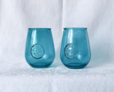 Blue Glass Mule Tumbler- 5 available
