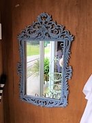Blue French Mirror