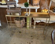 Gold Entry Table or Stand