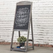 TEAL Frame Easel Chalkboard, free standing