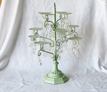 Green Cupcake Stand w/ Crystals