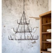 Vintage Hanging Bottle Rack