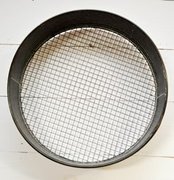 Aged Round Container, 14.5'
