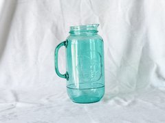 Turquoise Mason Jar Pitcher