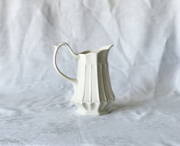Pitcher- Small White Ceramic