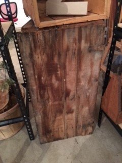 Box- Vintage Wooden w/ Hinged Lid