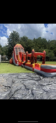 Lava slide with slip n slide 