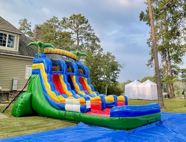 17ft Double Water/Dry Slide 