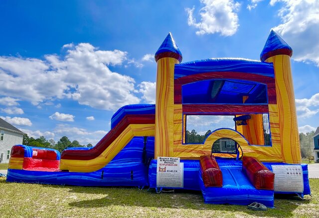 Bounce House Slide Combo Wet or Dry