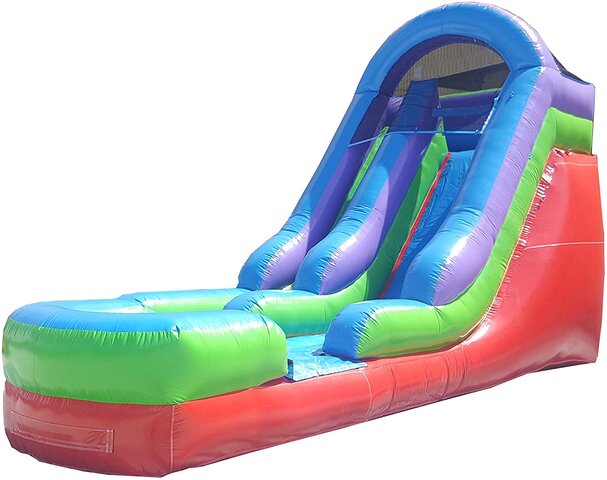 Rainbow Water Slide Inflatable 16ft