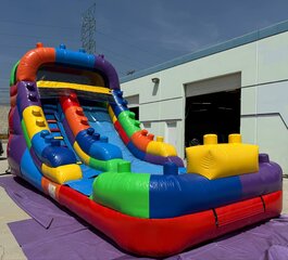 16 ft Block Party Waterslide 