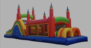 40ft Rainbow Obstacle Course 