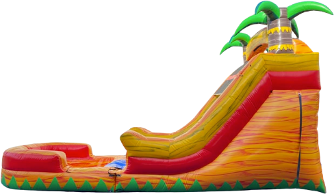 Tropical Blast 16ft Inflatable Slide