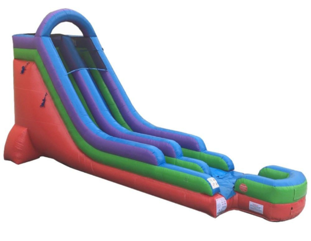Retro 18ft water slide with SC Party Rentals in Simpsonville Retro 18ft water slide with SC Party Rentals in Simpsonville