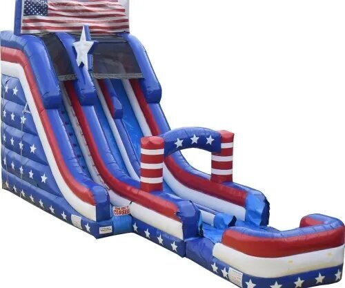 22FT Old Glory Double Lane With Pool