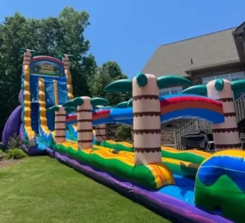 30FT Double Lane Tiki Plunge Drop