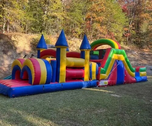 45FT Carnival With Dual Lane Slide