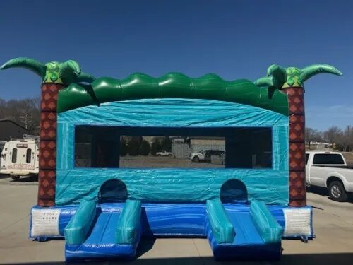 Island Flow Double Bounce House