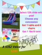 princess slide party package