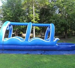 32FT Dueling Lane Slip And Slide Waterslide With Pool