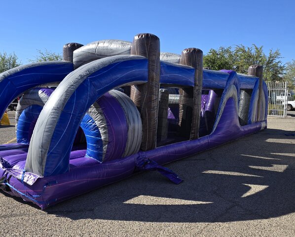 38ft purple crush obstacle course 
