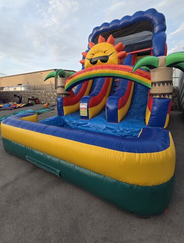 Sun City Double Lane Water Slide 