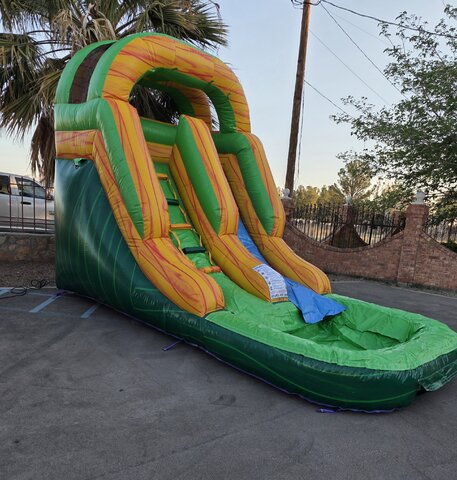 Green Littles Water Slide 
